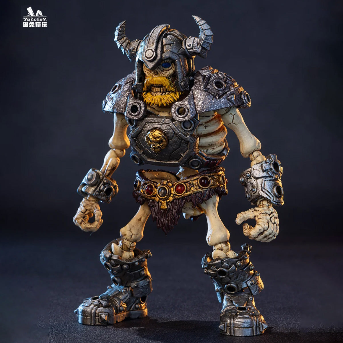 幽兎モデル 1/12 骸骨狂戦士 YTSS-004 可動フィギュア 塗装済み 完成品