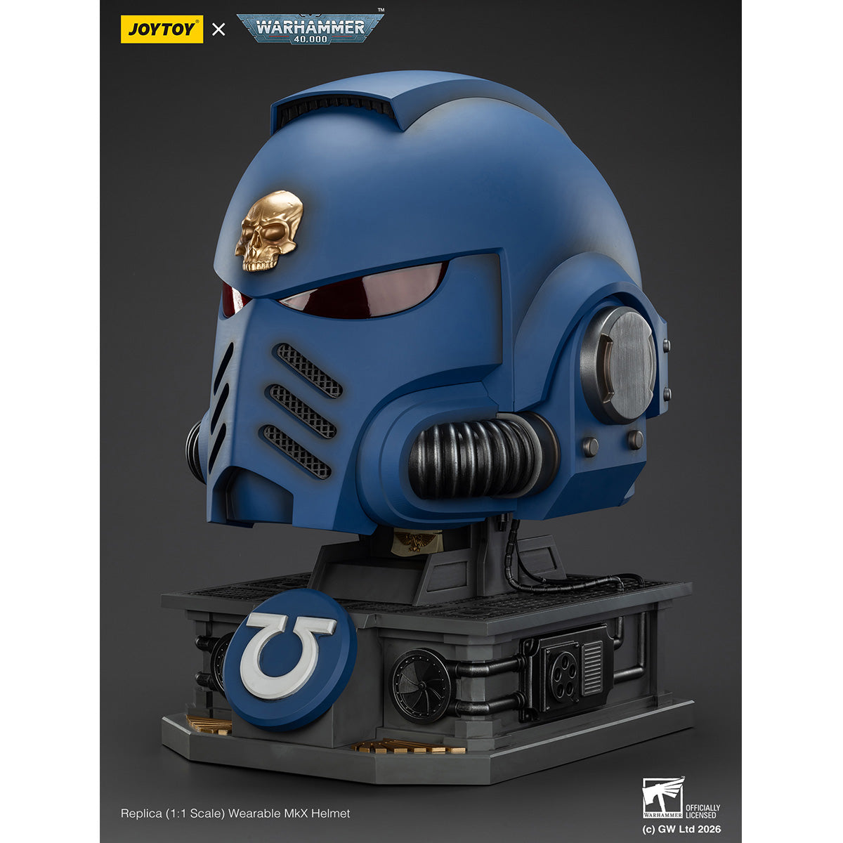 HiPlay JOYTOY 1/1 ウルトラマリーン MkX ヘルメット 塗装済み 完成品