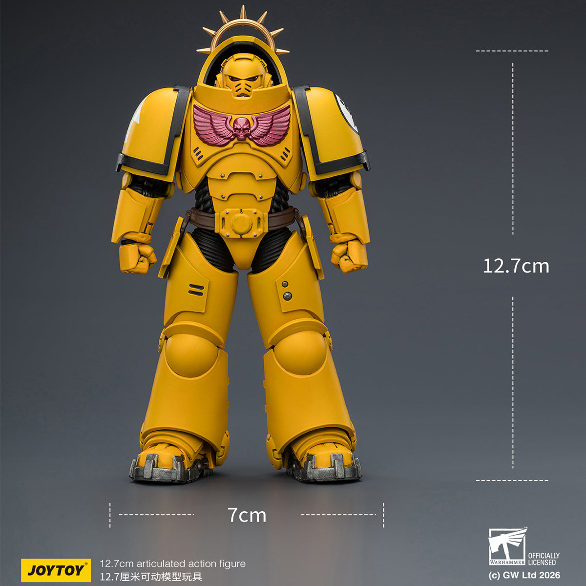 HiPlay JOYTOY 1/18 ウォーハンマー40,000（ゲーム版）ヘヴィ・インターセッサー  ヘヴィ・ボルトライフル＆ボルトピストル装備 可動フィギュア 塗装済み 完成品
