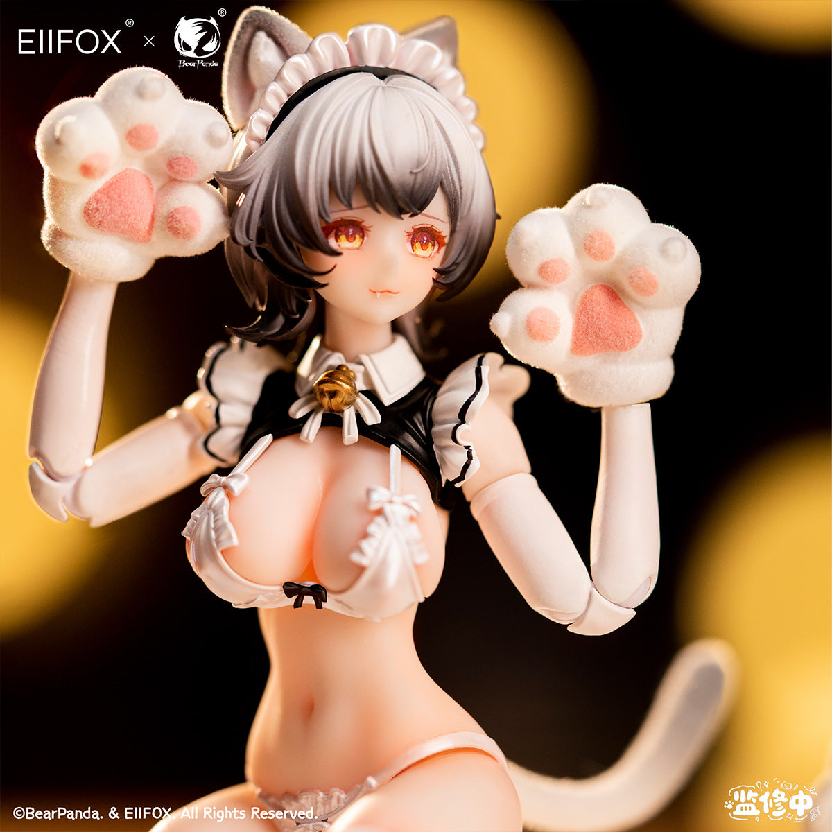 BearPanda 1/12 猫メイド 小布丁 プリン