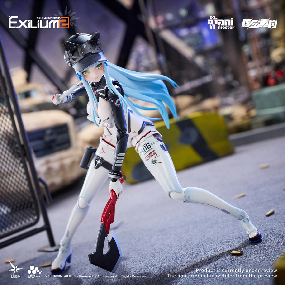 HiPlay Animester 核金重構 1/12 ドールズフロントライン2：エクシリウム クルカイ スピードスター  美少女 可動フィギュア 塗装済み 完成品 色分け済みプラモデル 組み立てキット
