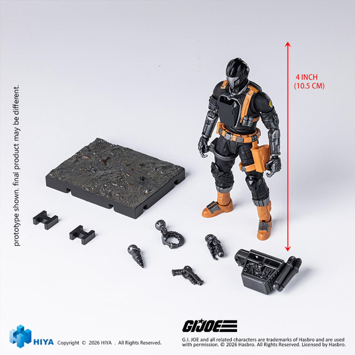 HIYA 1/18 G.I.ジョー B.A.T. EMG0480 アクションフィギュア 塗装済み 完成品