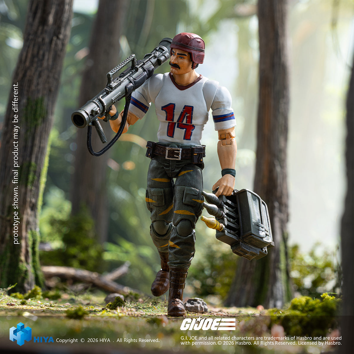 HiPlay HIYATOYS 1/18 G.I.ジョー 特殊部隊 バズーカ タイガーパワー版 EMG0479 可動フィギュア 塗装済み 完成品 アクションフィギュア