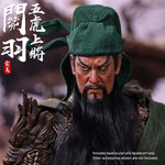 HiPlay FZ Art studio 1/6 猛将伝 - 蜀編 - 五虎大将 関羽 関雲長 FZ036 可動眼 ヘッド ドール用 頭 ハンドメイド植毛 塗装済み