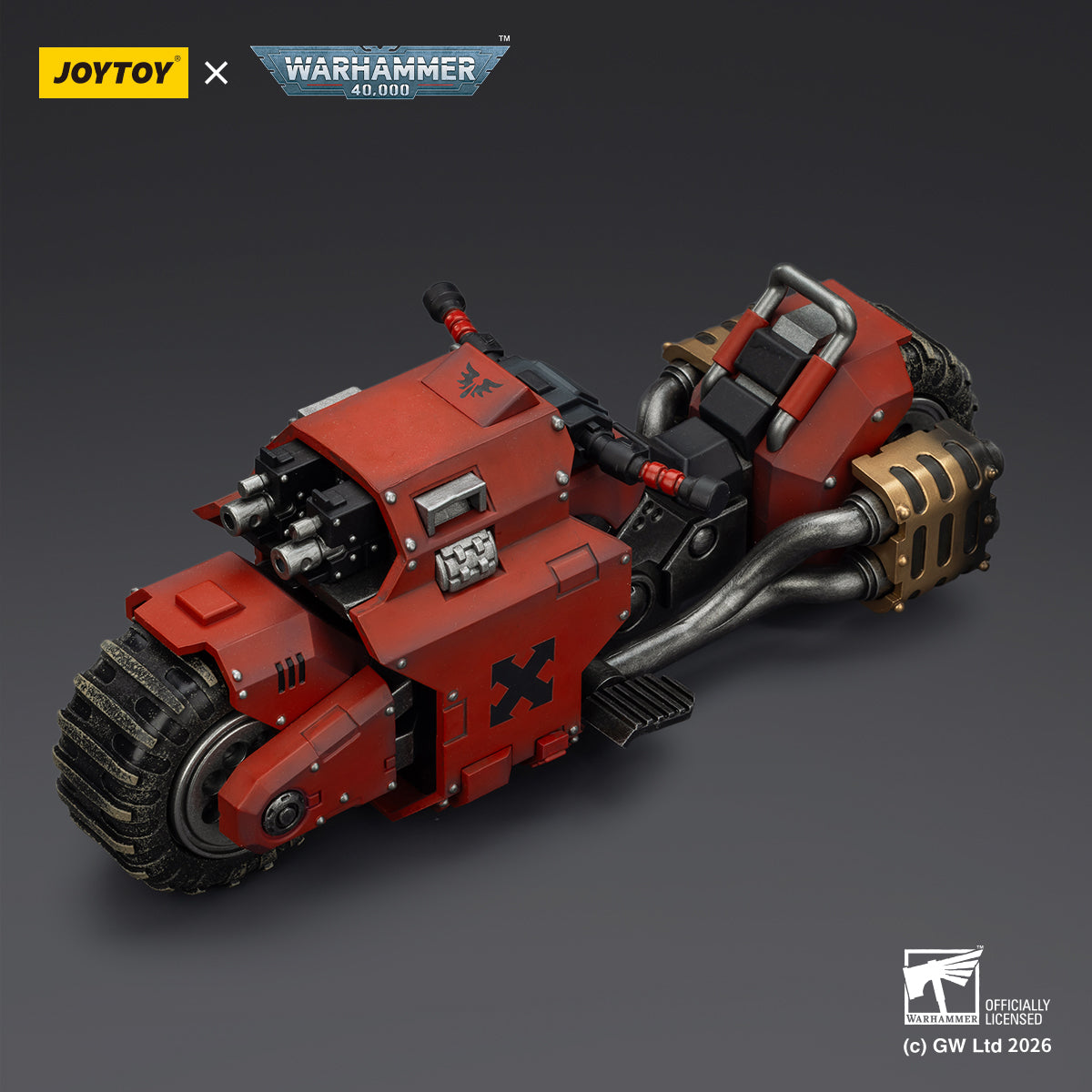 HiPlay JOYTOY 1/18 アウトライダー・バイク ツイン・ボルトライフル装備 可動フィギュア 塗装済み 完成品