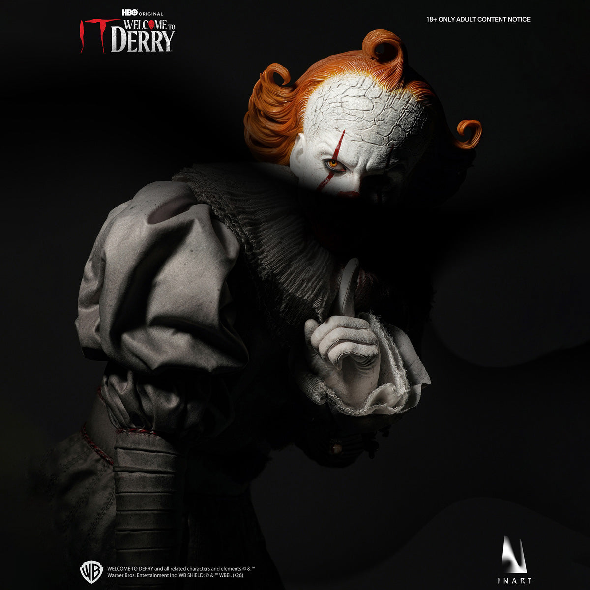 INART 1/6 『IT／イット Welcome to Derry』シーズン1 ペニーワイズ アクションフィギュア Ag A039 キャラクター