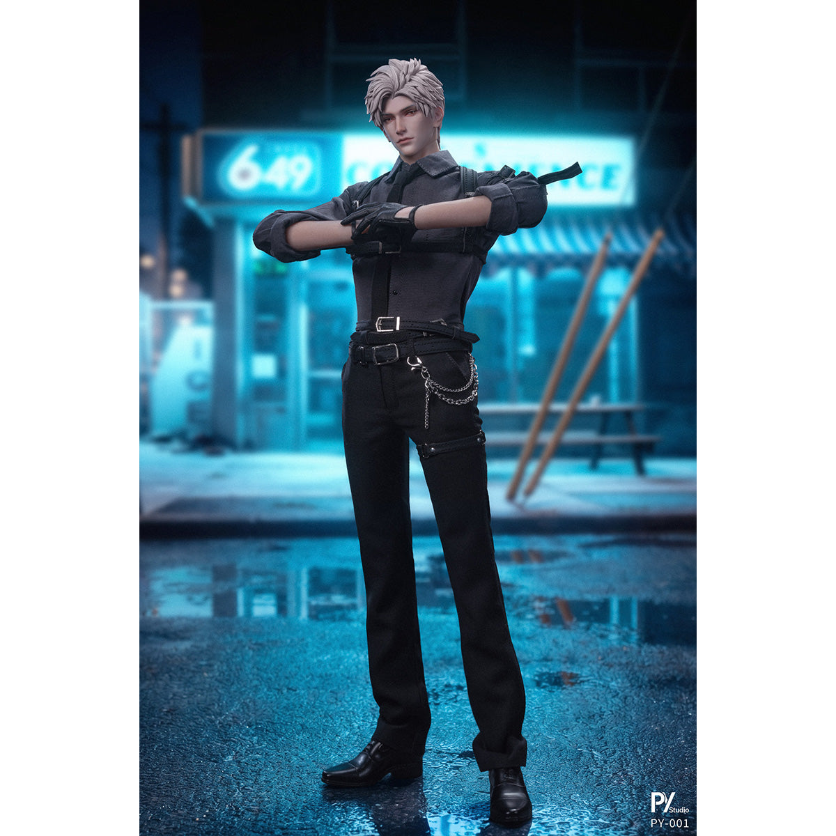 HiPlay PY studio 1/6 恋と深空 秦徹 PY001 可動フィギュア 塗装済み 完成品 シームレス素体 ボディ