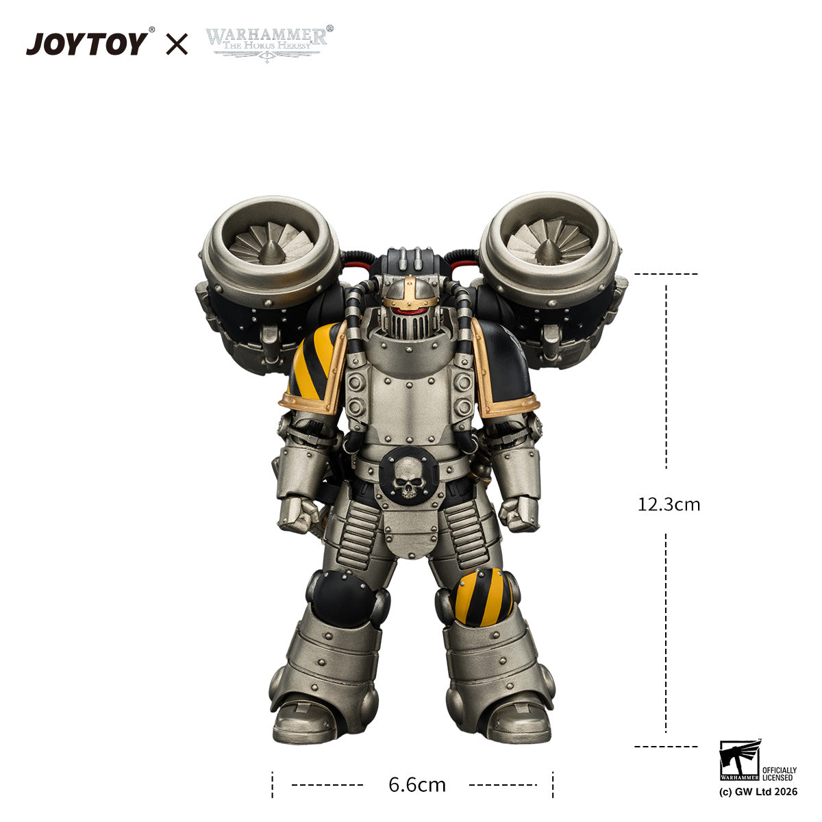 HiPlay JOYTOY 1/18 アイアン・ウォリアー MkII アサルト・レジオネア 1（ボルトピストル、チェーンアックス＆コンバットシールド装備） JT04490 可動フィギュア 塗装済み 完成品