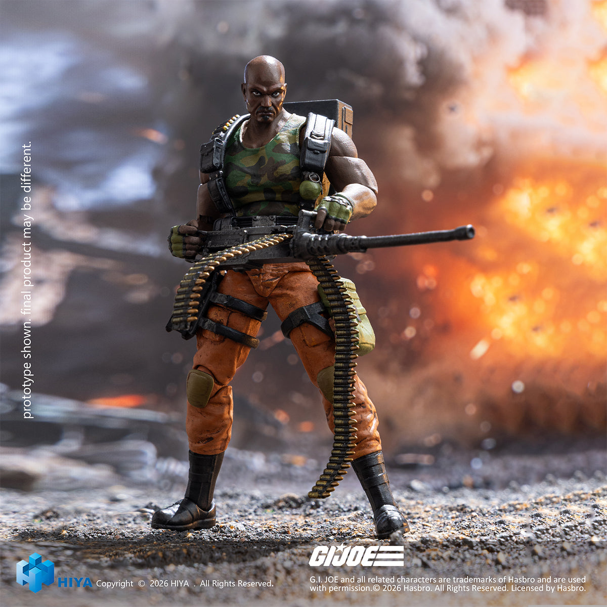 HIYA 1/18 G.I.JOE ロードブロック EMG0159 アクションフィギュア 塗装済み 完成品