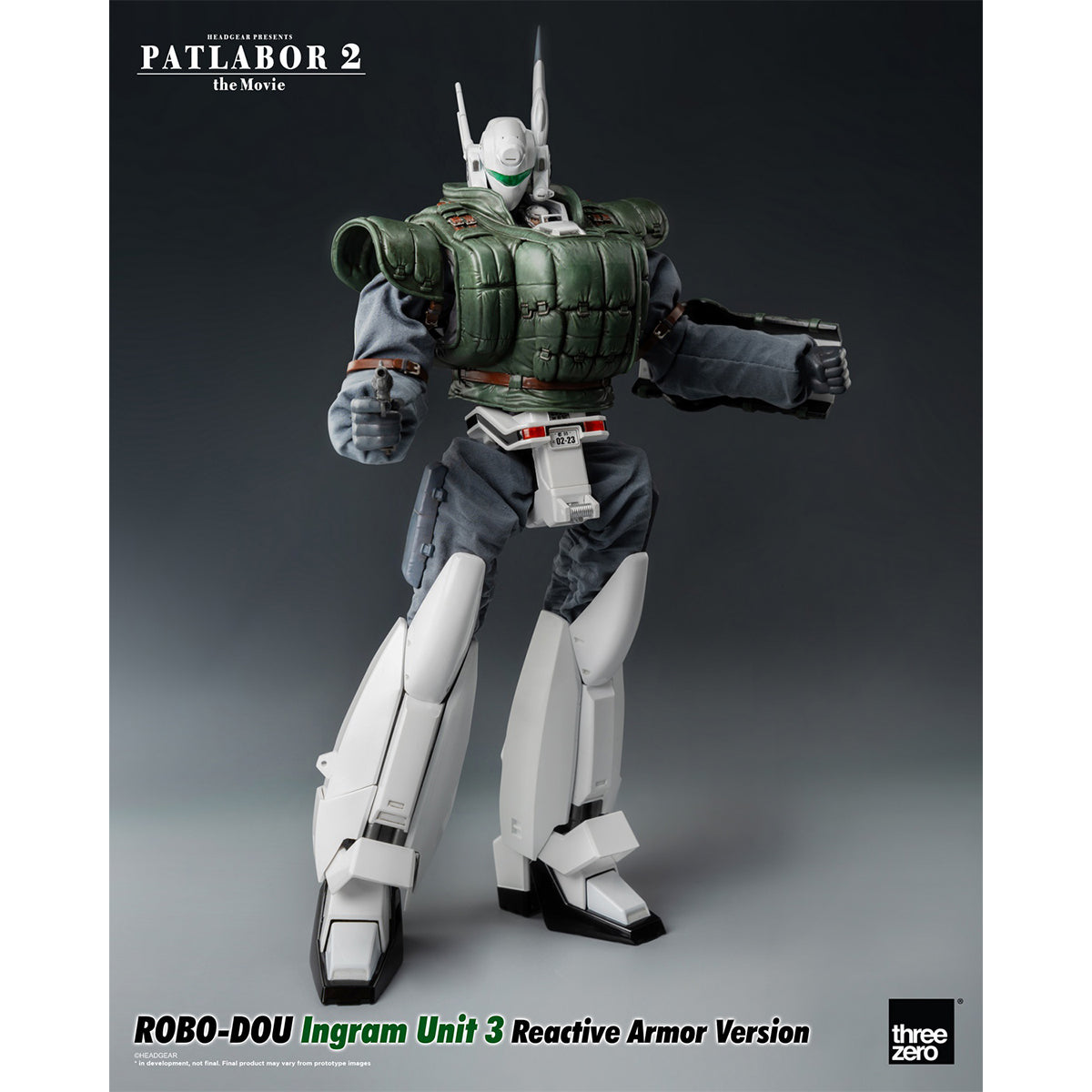 HiPlay Threezero 1/35 イングラム 反応装甲 1号機 & 2号機 & 3号機 可動 アクション フィギュア アクセサリー フルセット