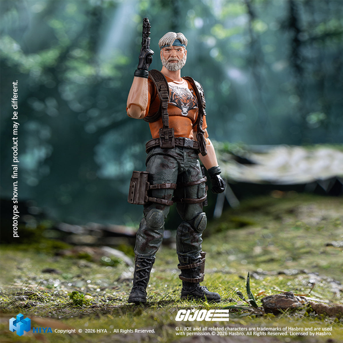 HIYA 1/18 G.I.Joe 内陸 タイガーパワー版 EMG0478 アクションフィギュア 塗装済み 完成品