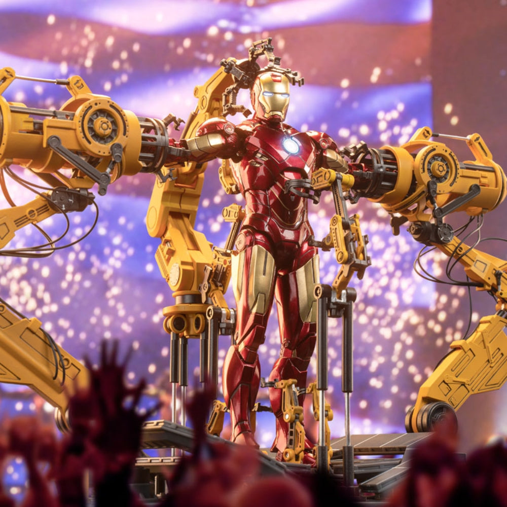 HiPlay 中動モデル 1/10 アイアンマン MK4 着脱台 可動 アクション フィギュア アクセサリー フルセット