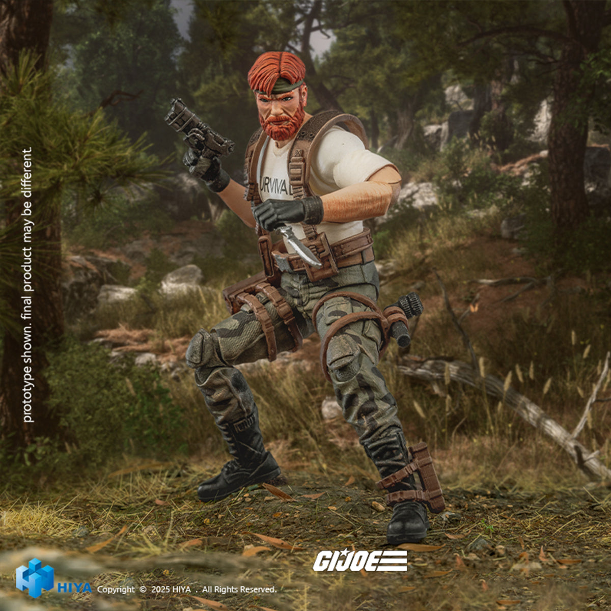 HIYA 1/18 G.I.Joe Outback アウトバック 内陸 EMG0370 アクションフィギュア 塗装済み 完成品