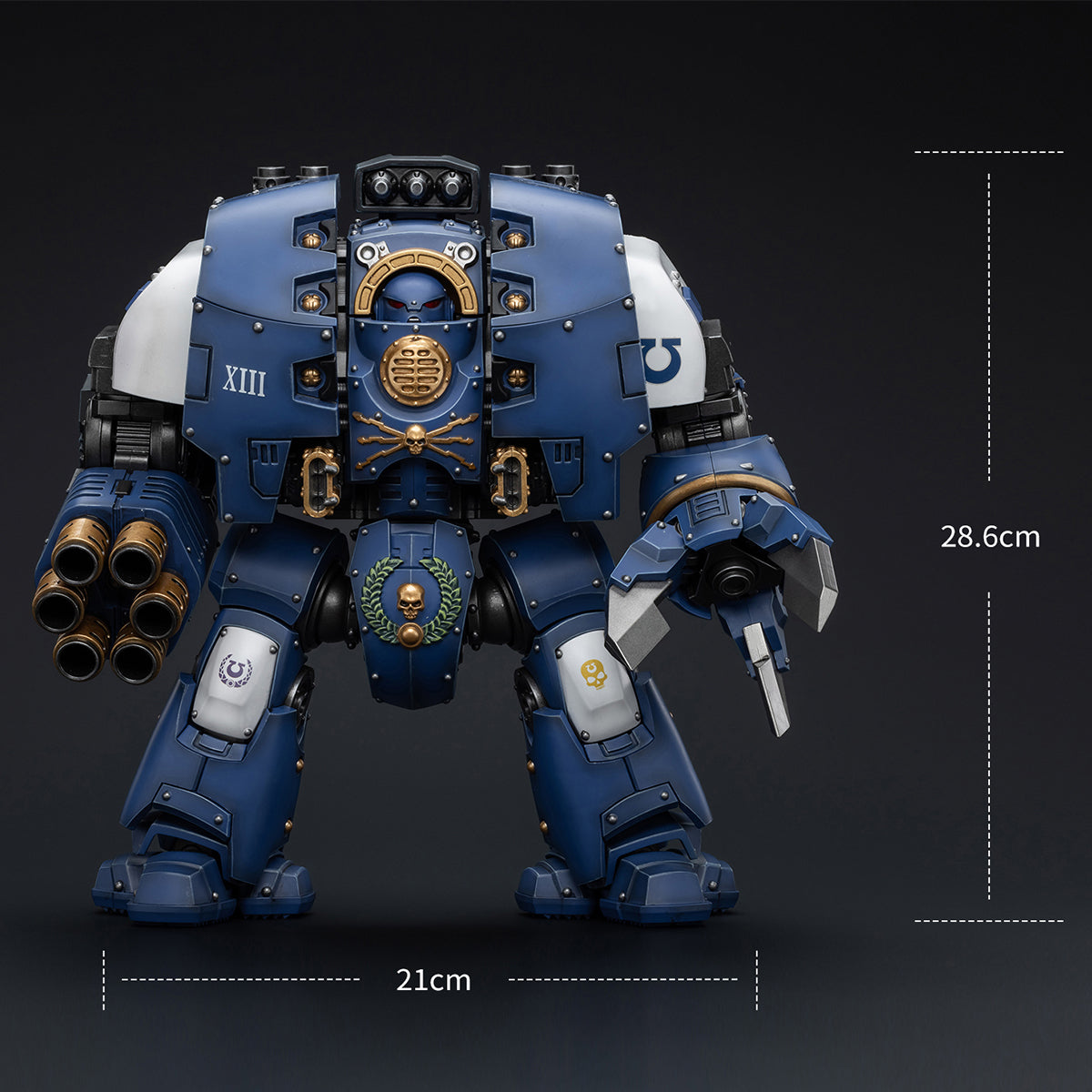 HiPlay JOYTOY Warhammer The Horus Heresy 1/18 ウルトラマリーン リヴァイアサン・ドレッドノート サイクロニック・メルタランス＆シージクロー JT8643  可動フィギュア 塗装済み 完成品