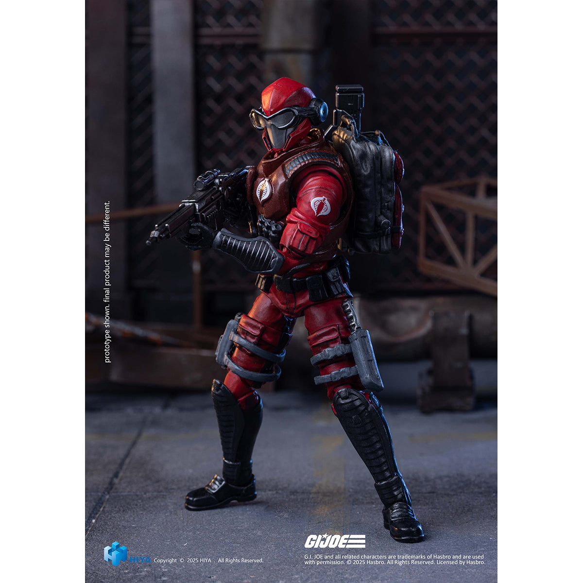 HIYA 1/18 特種部隊 深紅コブラ EMG0461 アクションフィギュア 塗装済み 完成品