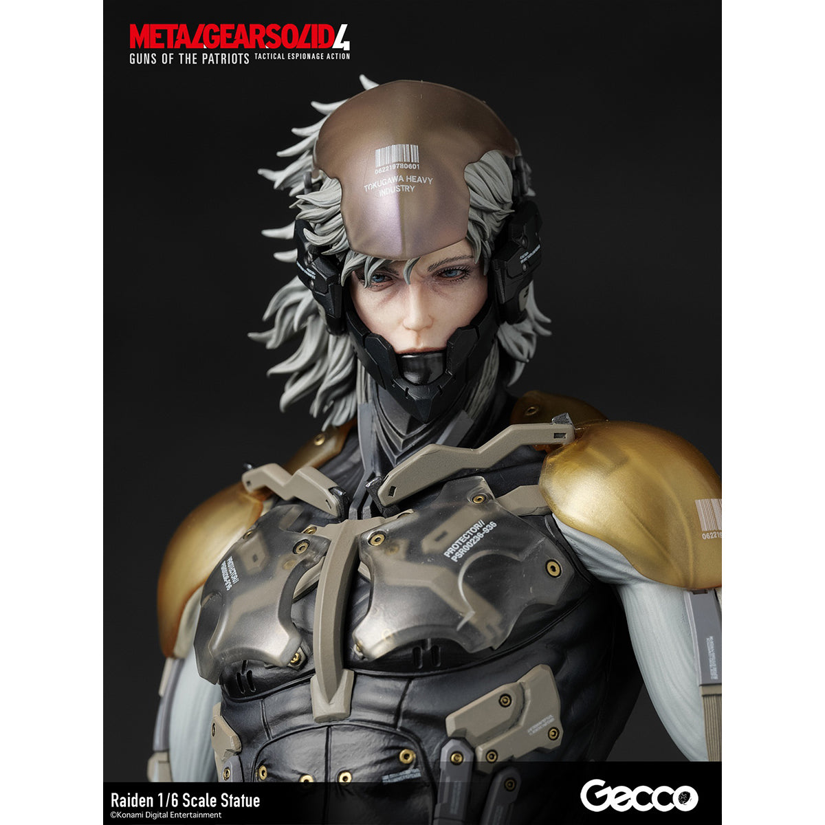HiPlay Gecco 1/6 GEAR SOLID 4 GUNS OF THE PATRIOTS 雷電 46738GC 塗装済み完成品フィギュア