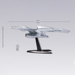 HIYA REPLICAartシリーズ スター・トレック2009 U.S.S.エンタープライズ NCC-1701 発光仕様完成品モデル 塗装済み完成品フィギュア