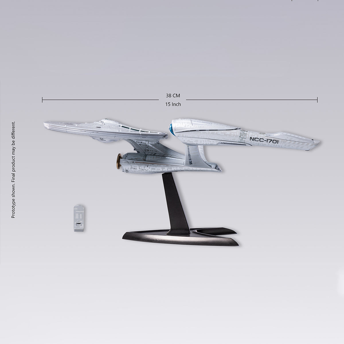 HIYA REPLICAartシリーズ スター・トレック2009 U.S.S.エンタープライズ NCC-1701 発光仕様完成品モデル 塗装済み完成品フィギュア