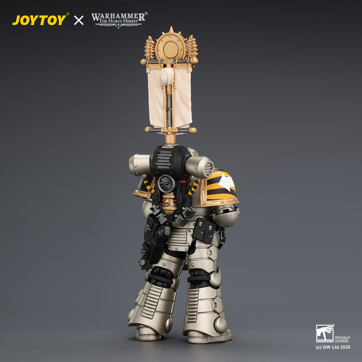 HiPlay JOYTOY 1/18 アイアン・ウォリアー MkII レジオネア 1（ヴェキシルラ、ボルター＆ボルトピストル装備） JT04452 可動フィギュア 塗装済み 完成品