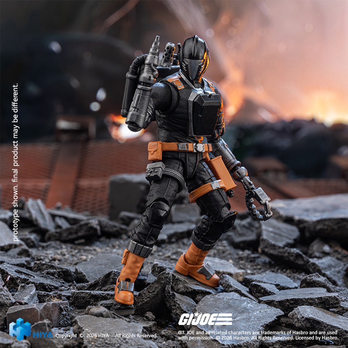 HIYA 1/18 G.I.ジョー B.A.T. EMG0480 アクションフィギュア 塗装済み 完成品