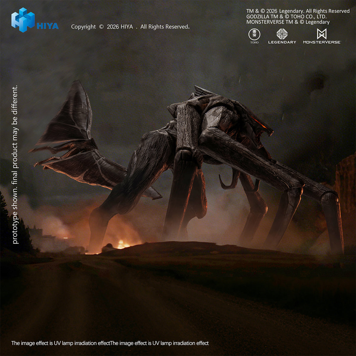 HiPlay HIYA ゴジラ 2014 ムートー オス・メス 2体セット EBG0240 可動フィギュア 塗装済み 完成品 モンスター