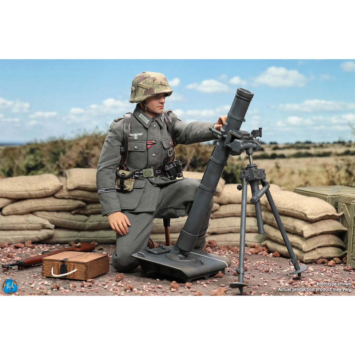DID 1/6 WWII ドイツ軍 歩兵迫撃砲手 D80195 塗装済み 完成品 アクションフィギュア
