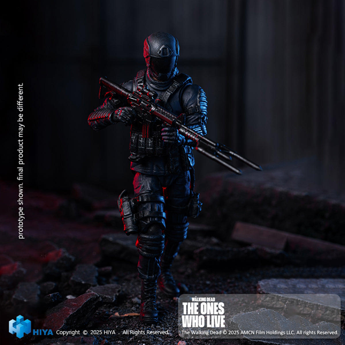HIYA 1/18 ウォーキング・デッド サバイバー CRM兵士 EMW0435 アクションフィギュア 塗装済み 完成品