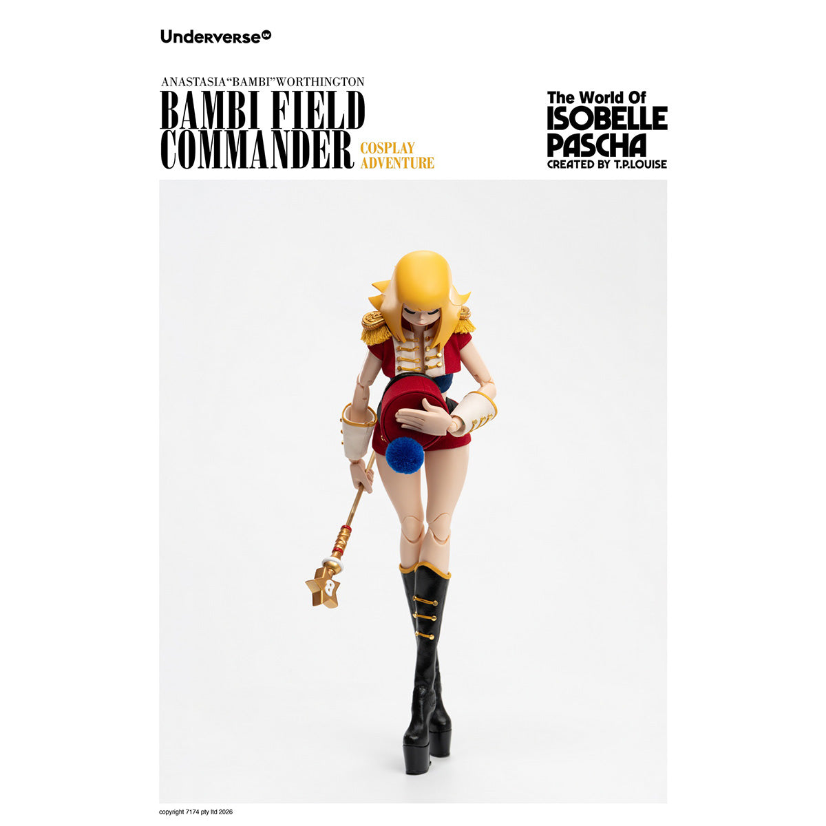 Underverse 1/6 ザ・ワールド・オブ・イゾベル・パシャ フィールド・コマンダー バンビ UV202615-1
