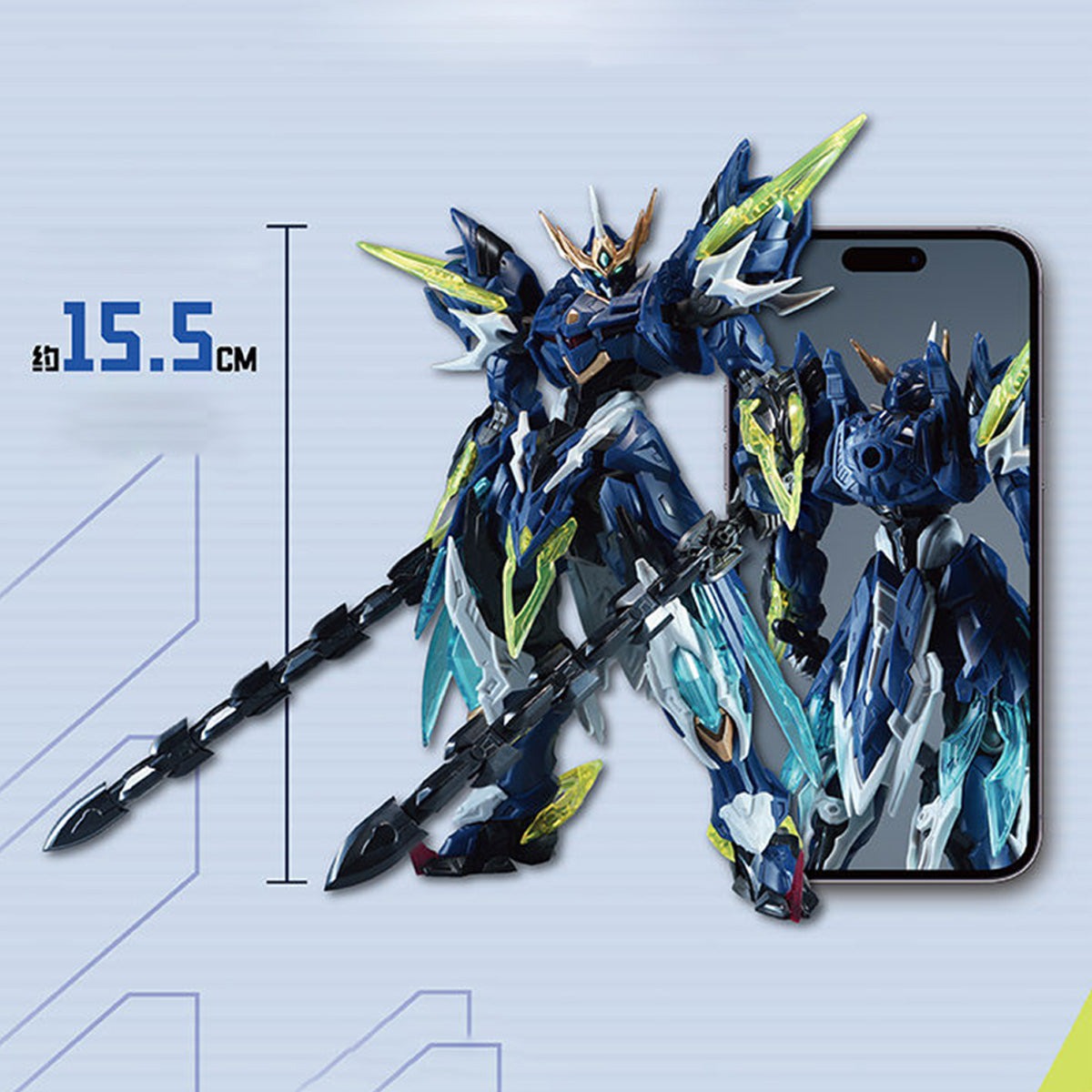 HiPlay 摩動核 星爍級 星魂将 聞仲 SP-XH02 可動フィギュア 塗装済み 完成品