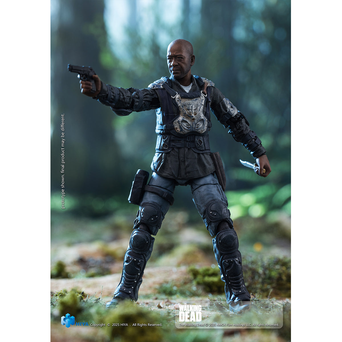 HIYA 1/18 ウォーキング・デッド モーガン  EMW0348 アクションフィギュア 塗装済み 完成品