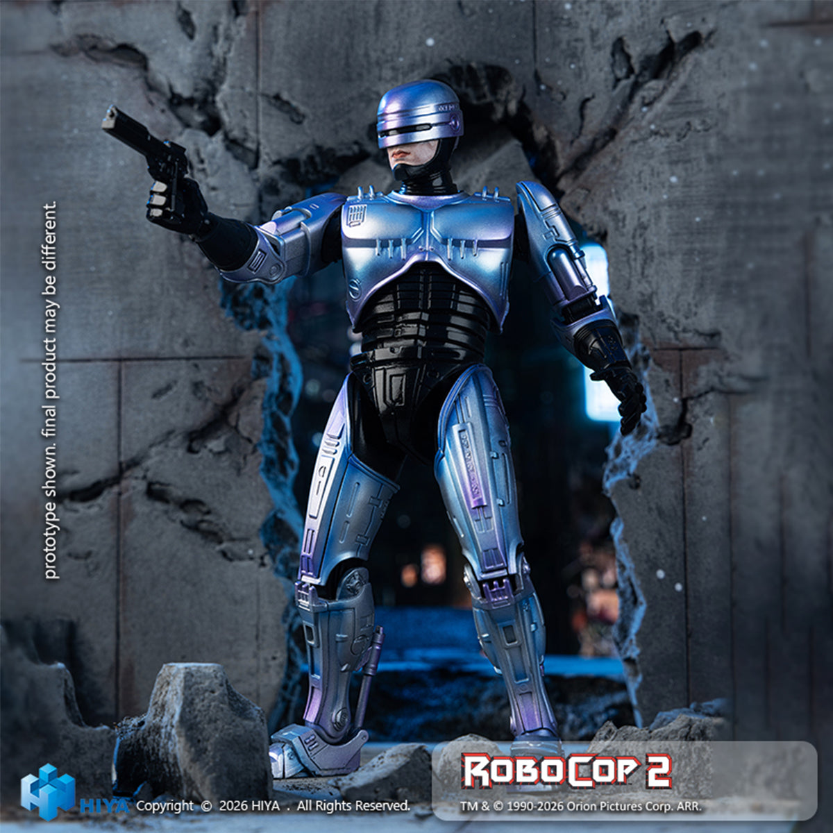 HIYA 1/12 ロボコップ 第二弾 ESR0302 可動フィギュア 塗装済み 完成品
