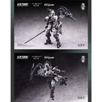 HiPlay 大火鳥製造 BIGFIREBIRD BUILD 1/60 FUTURE PIONEER 骸骨カラス&ハヤブサ ND-01B 色分け済みプラモデル 組み立てキット