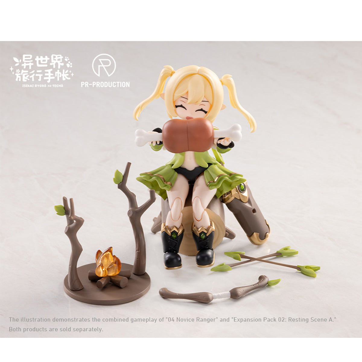 HiPlay PR Production 異世界旅行手帳 PR04 新米レンジャー レベッカ・ヒル 色分け済みプラモデル 組み立てキット