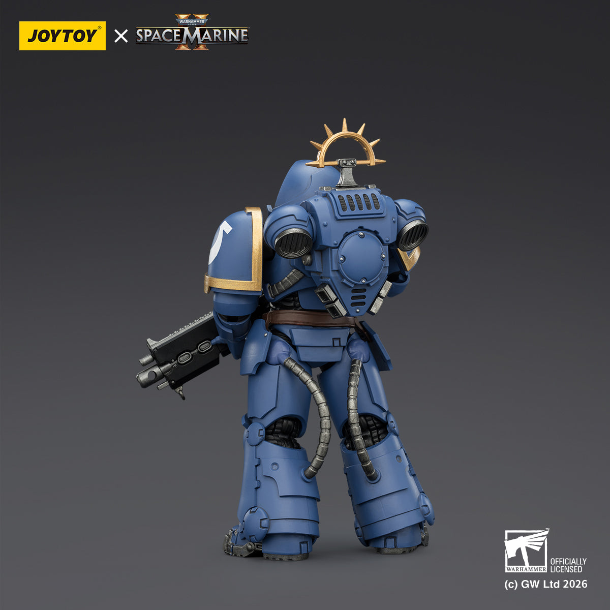 HiPlay JOYTOY 1/18 ウォーハンマー40,000（ゲーム版）ヘヴィ・インターセッサー  ヘヴィ・ボルトライフル＆ボルトピストル装備 可動フィギュア 塗装済み 完成品