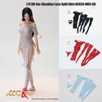 HiPlay ACG Entity 1/6 オフショルダー レース スリット チャイナドレス ワンピース 女性 フィギュア用 服 洋服 セット