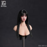 XG Toys 1/6 アジア美女 ヘッド 可動眼 ドール用 頭 塗装済み