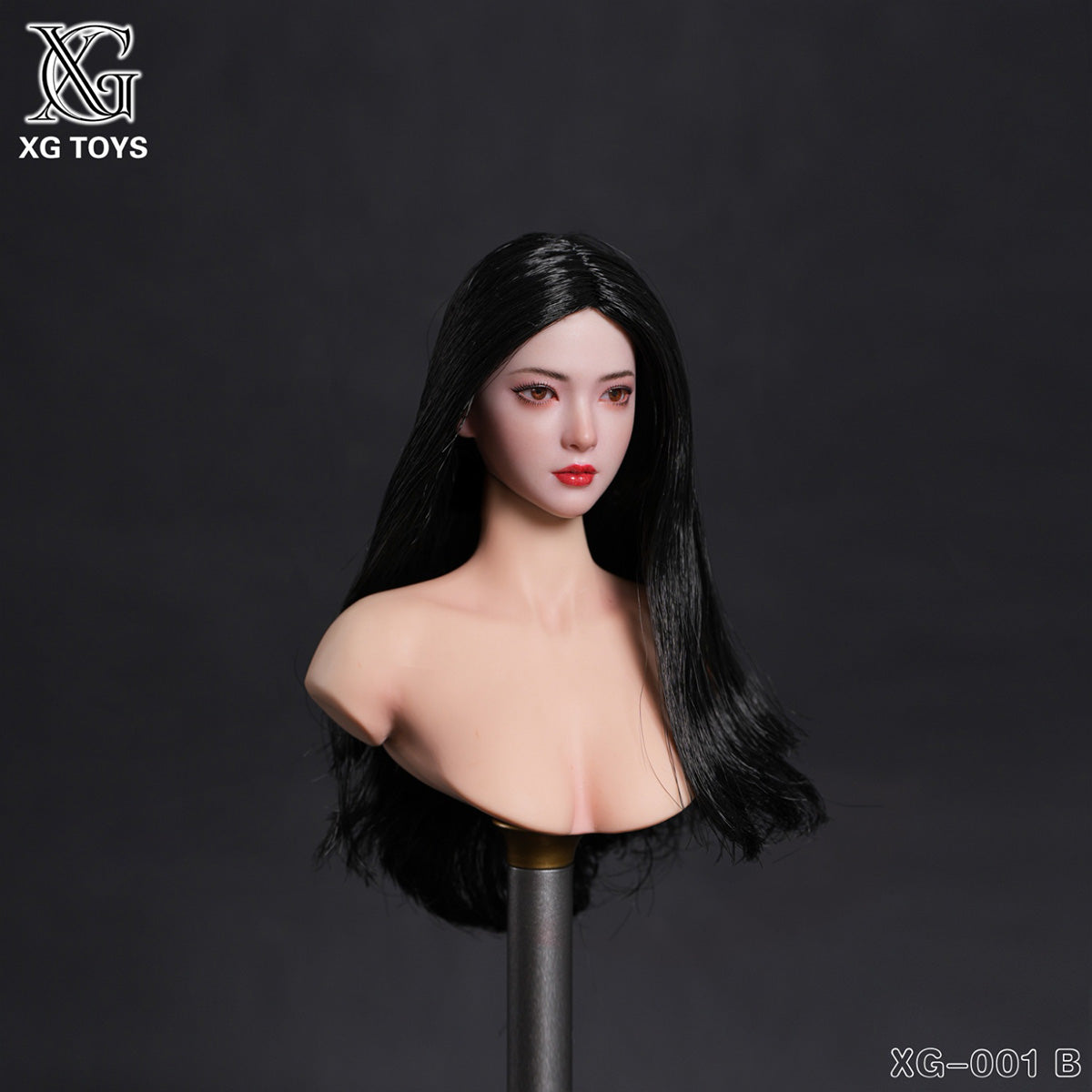 XG Toys 1/6 アジア美女 ヘッド 可動眼 ドール用 頭 塗装済み