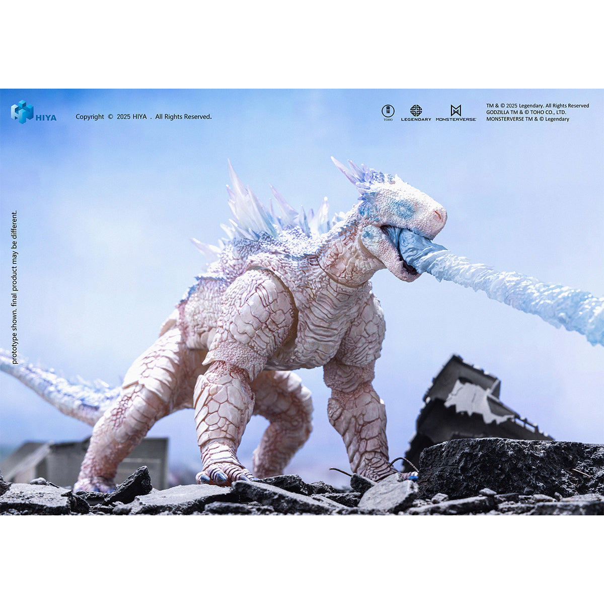 HiPlay HIYATOYS ゴジラvsコング 氷結ブレス スノーデーモン EBG0189 可動フィギュア 塗装済み 完成品 モンスター