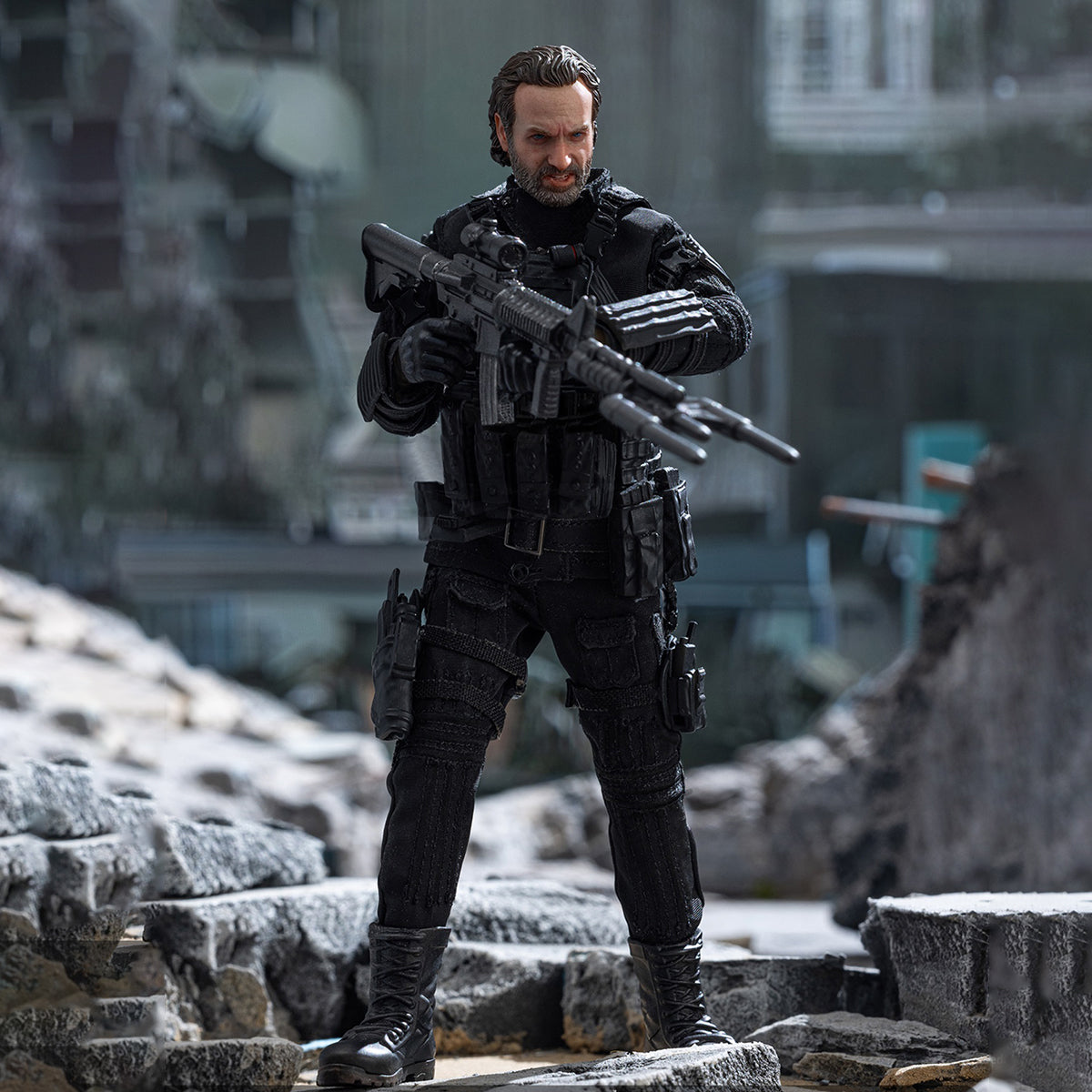 HIYA EXQUISITE SUPERシリーズ 1/12 ウォーキング・デッド リック・グライムズ ESW0318 アクションフィギュア 塗装済み 完成品
