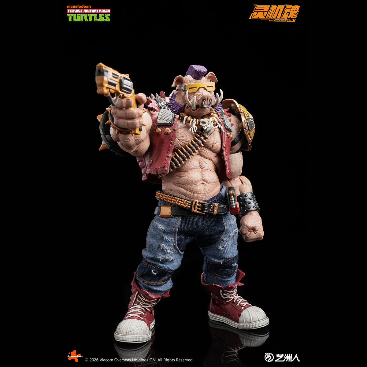 HiPlay 霊機魂 1/10 ビーバップ & ライノ ロックステディ 可動フィギュア 塗装済み 完成品