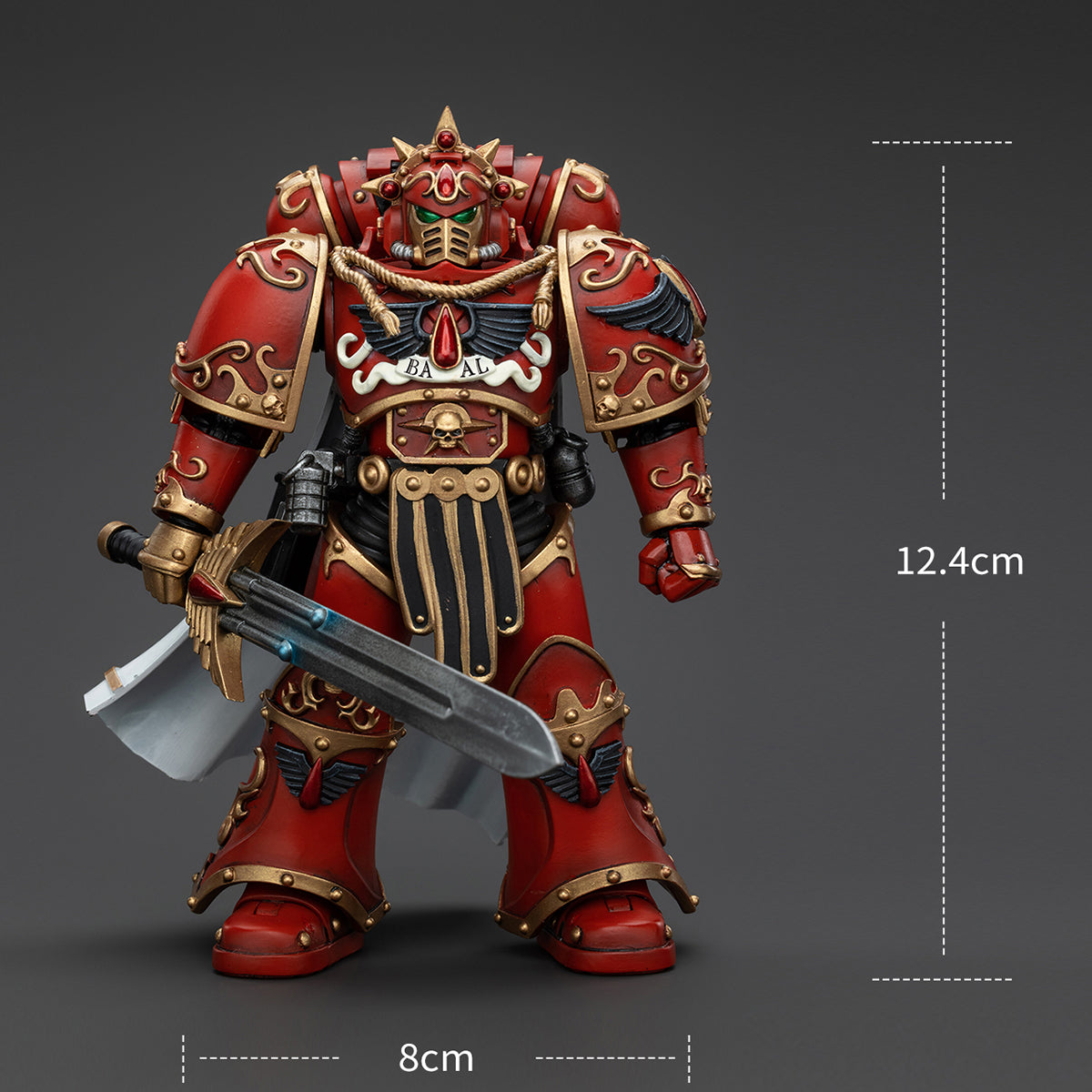 HiPlay JOYTOY Warhammer The Horus Heresy ブラッドエンジェルス・リージョン・プレトール（パラゴンブレード装備）JT00225  1/18 可動フィギュア 塗装済み 完成品 PVC製