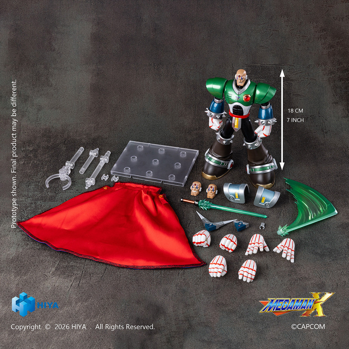 HIYA ロックマンX シグマ EBM0188 可動フィギュア 塗装済み 完成品