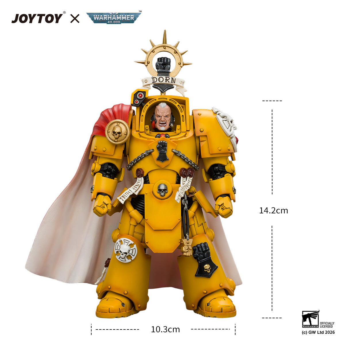 JOYTOY 1/18 インペリアル・フィスト ダーナス・ライサンダー（サンダーハンマー＆ストームシールド装備） JT04896