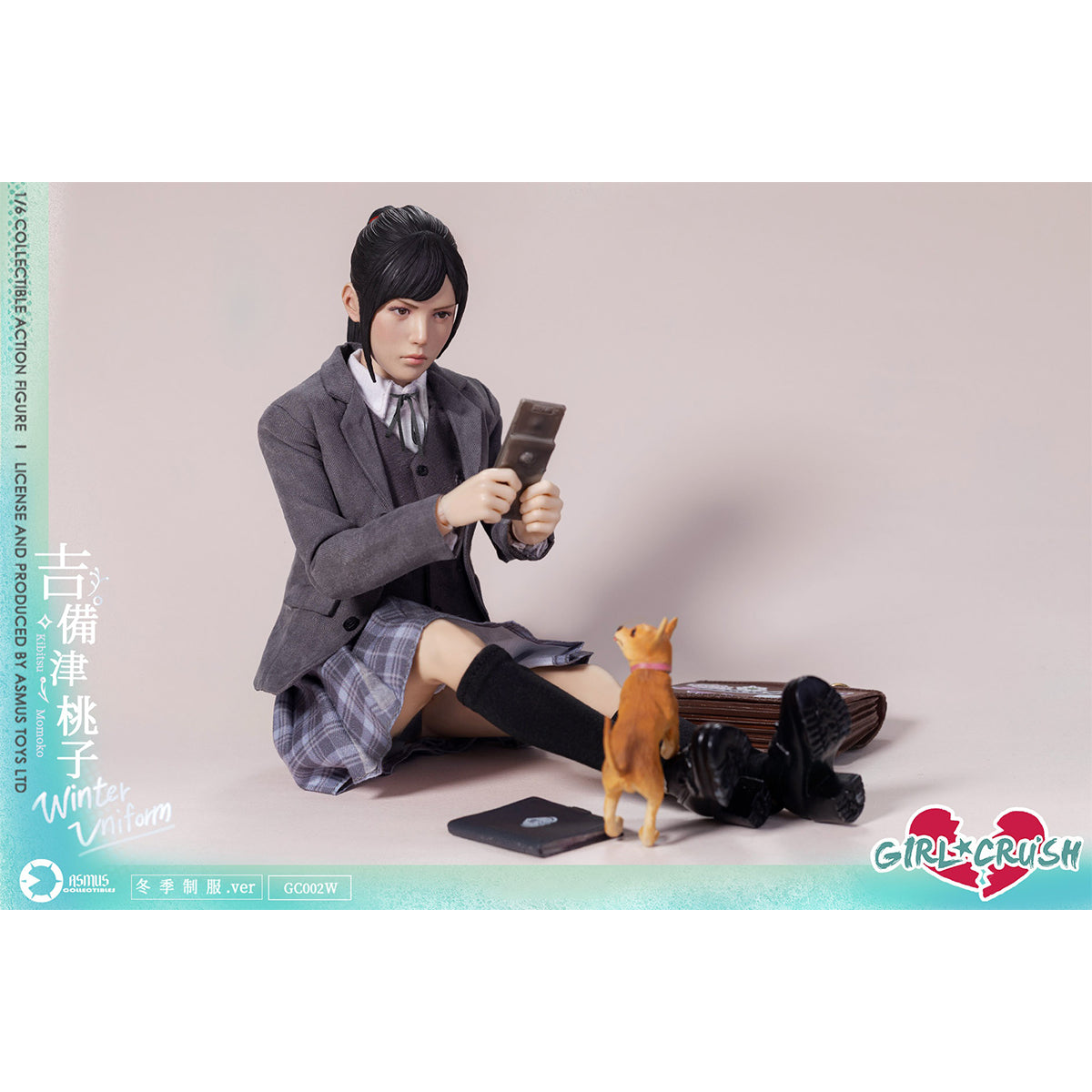 HiPlay ASMUS TOYS 1/6 吉備津桃子 冬服版 GC002W 可動フィギュア 塗装済み 完成品 ボディ