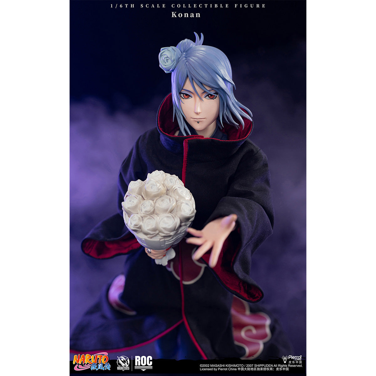 HiPlay ROCKET TOYS 1/6 NARUTO ナルト ROC-023 Konan 小南 可動フィギュア 塗装済み 完成品 アクションフィギュア