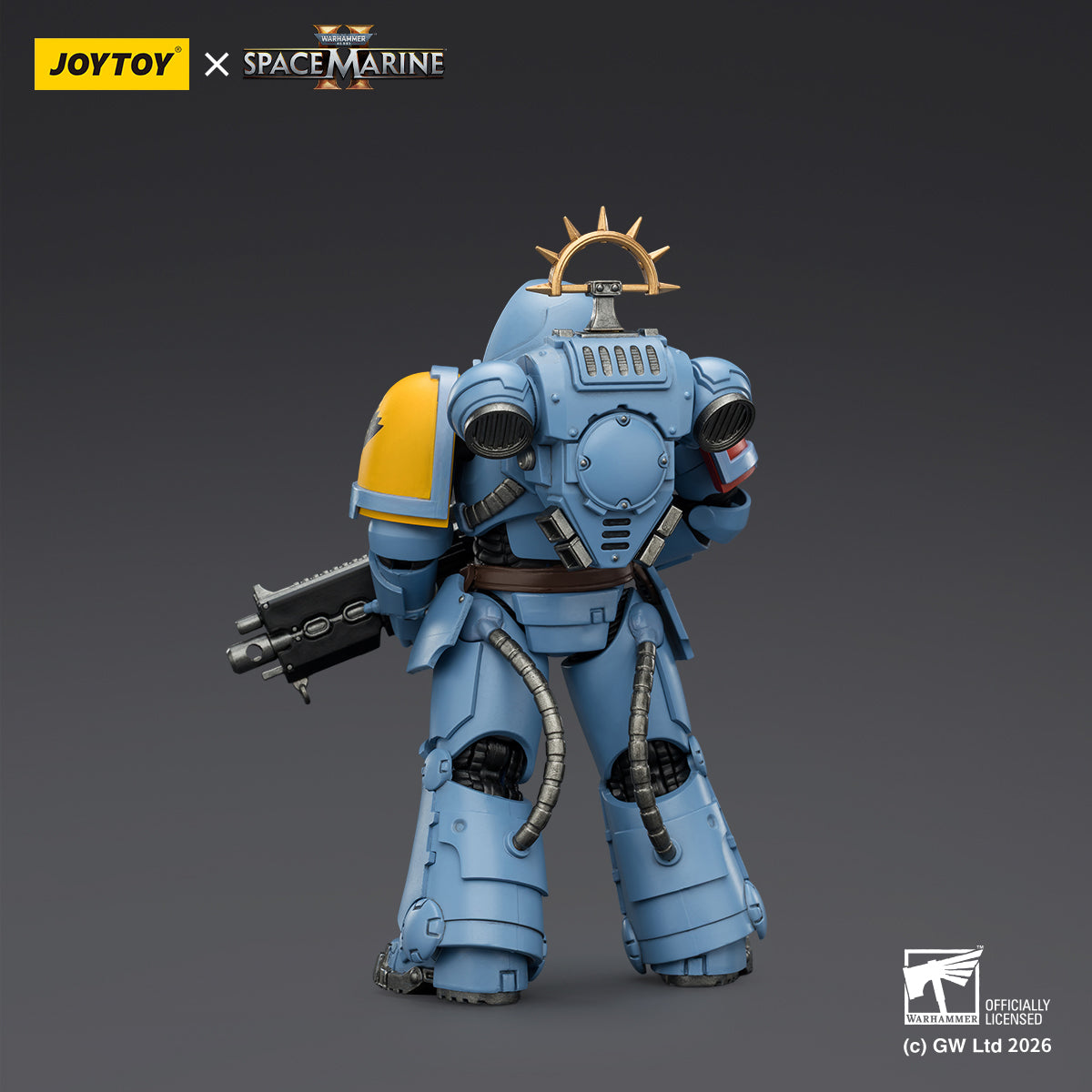 HiPlay JOYTOY 1/18 ウォーハンマー40,000（ゲーム版）ヘヴィ・インターセッサー  ヘヴィ・ボルトライフル＆ボルトピストル装備 可動フィギュア 塗装済み 完成品