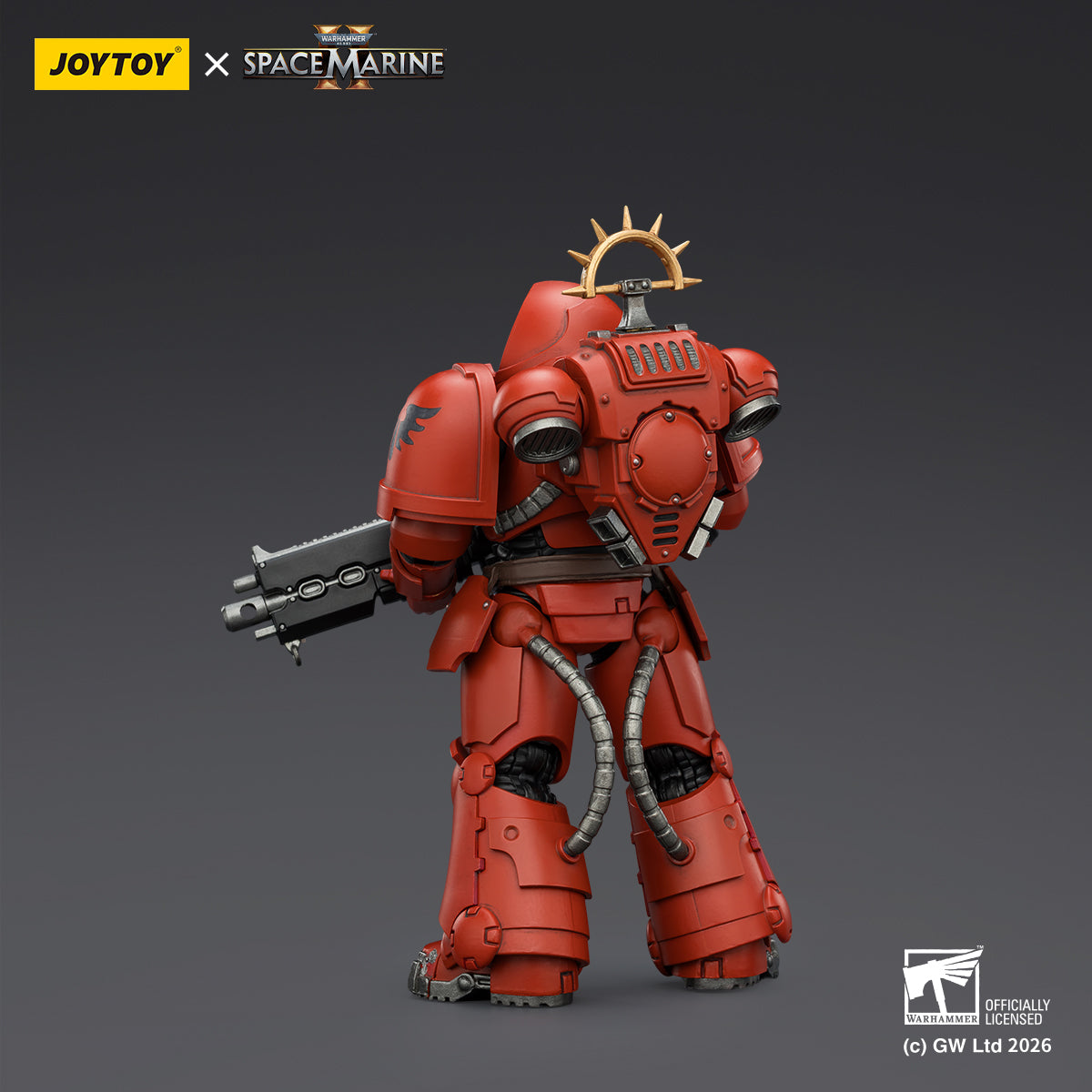 HiPlay JOYTOY 1/18 ウォーハンマー40,000（ゲーム版）ヘヴィ・インターセッサー  ヘヴィ・ボルトライフル＆ボルトピストル装備 可動フィギュア 塗装済み 完成品