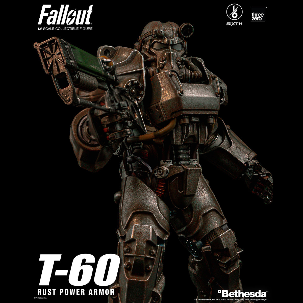 Threezero 1/6 フォールアウト T-60 パワーアーマー（錆びた塗装版） 3Z10050W0