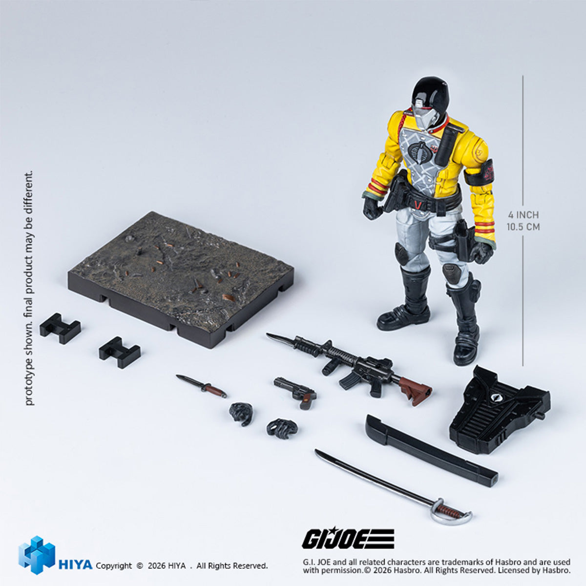 HIYA 1/18 G.I.ジョー パイソンパトロール クリムゾン・ガード EMG0515 アクションフィギュア 塗装済み 完成品