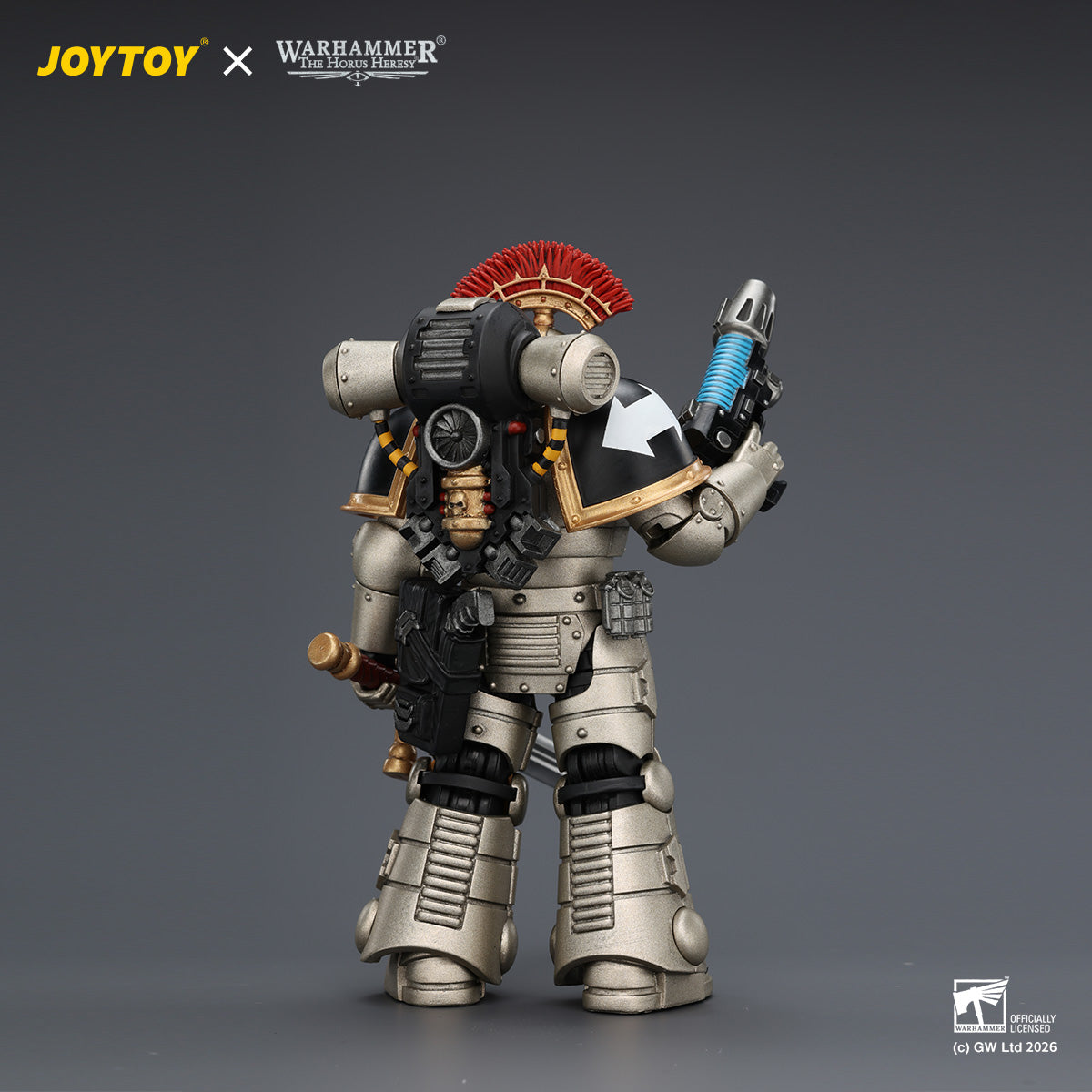 HiPlay JOYTOY 1/18 アイアン・ウォリアー MkII タクティカル・サージェント（パワーソード、ボルトピストル＆プラズマピストル装備） JT04445 可動フィギュア 塗装済み 完成品